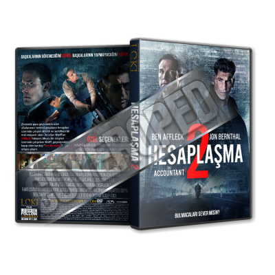 Hesaplaşma 2 - The Accountant 2 - 2025 Türkçe Dvd Cover Tasarımı